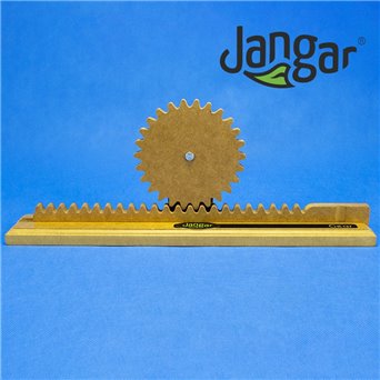 Simple Machines Series: Rack and pinion gear (linear) - jangar.pl