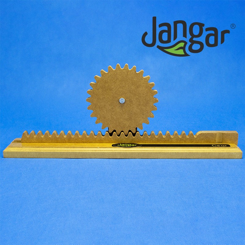 Simple Machines Series: Rack and pinion gear (linear) - jangar.pl