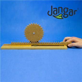 Simple Machines Series: Rack and pinion gear (linear) - jangar.pl