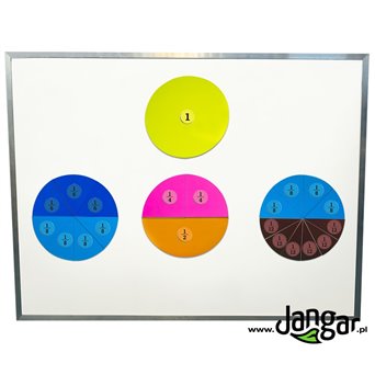 Colourful framed wheels, magnetic, 26 cm - jangar.pl