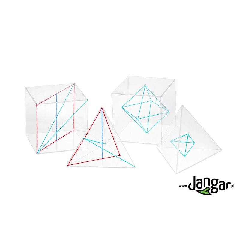 Regular polyhedra kpl. 4 solids - jangar.pl