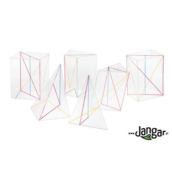 Diagonal set of 6 solids