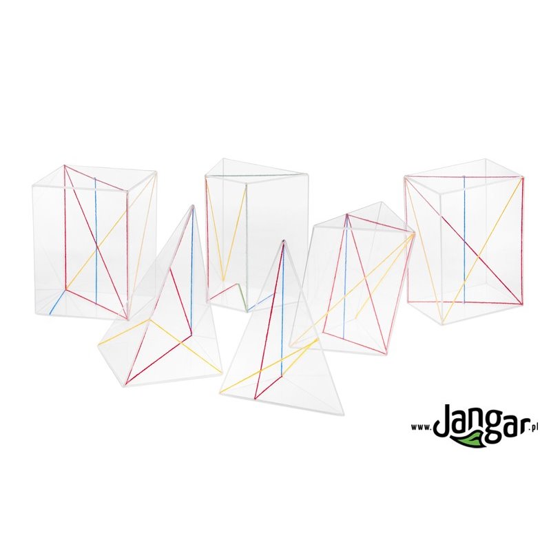 Diagonal set of 6 solids