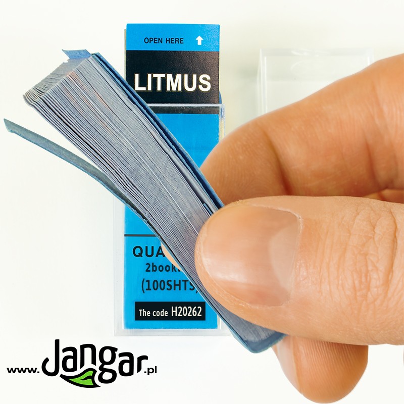 Litmus paper, blue 100 pcs. - jangar.pl