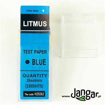 Litmus paper, blue 100 pcs. - jangar.pl