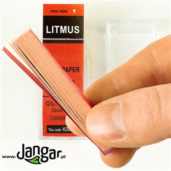 Litmus paper, red 100 pcs. - jangar.pl