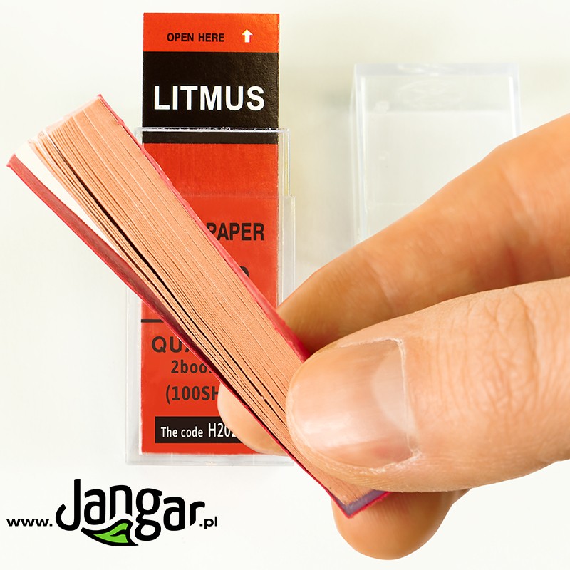 Litmus paper, red 100 pcs. - jangar.pl