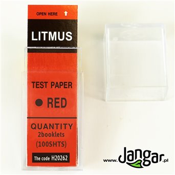 Litmus paper, red 100 pcs. - jangar.pl