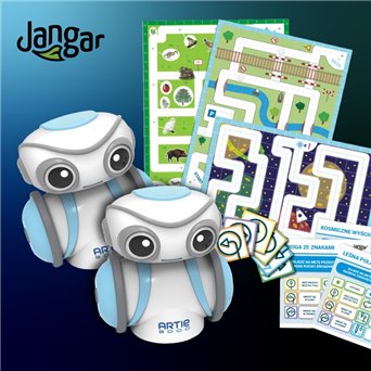 ARTIE: Robot Race - Set of coded robots with mats and accessories  - jangar.pl