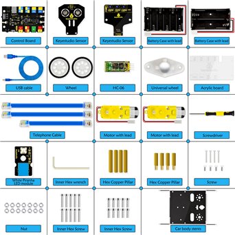 ATOROBOT: EDU-VEHICLE robot for graphic programming C Arduino - jangar.pl