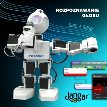 Humanoid robot - educational robot - voice recognition - jangar.pl