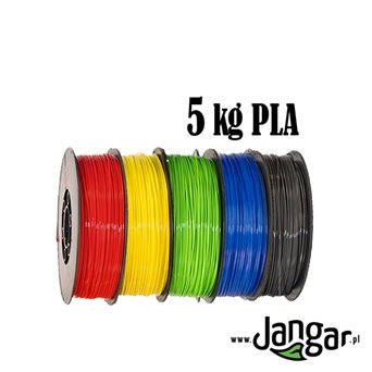 PLA 5kg biodegradable filament - package for 3D printer - jangar.pl
