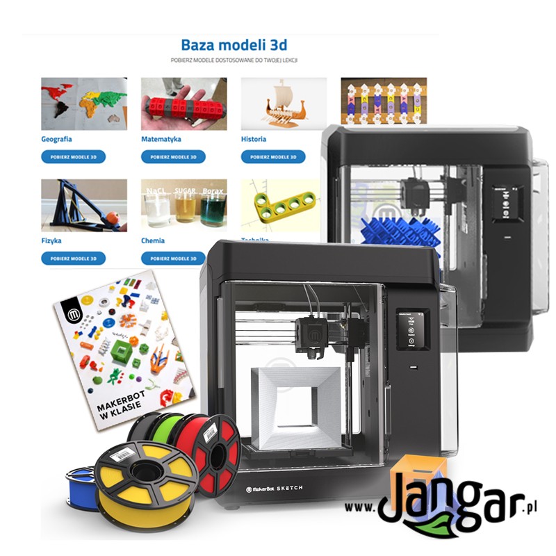 Drukarka 3D MakerBot Sketch 2 szt. - pakiet edukacyjny w.II