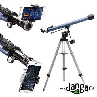 Teleskop 60/900 (refraktor) ze statywem i adapterem do smartfona - jangar.pl