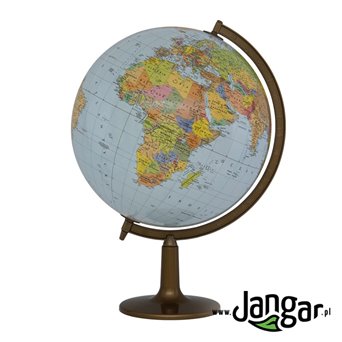 Large political globe, diameter 42 cm