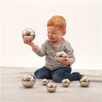 Sensory sound balls – set of 7 – different diameters