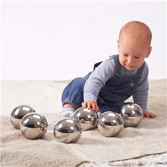 Sensory sound balls – set of 6 – same diameters