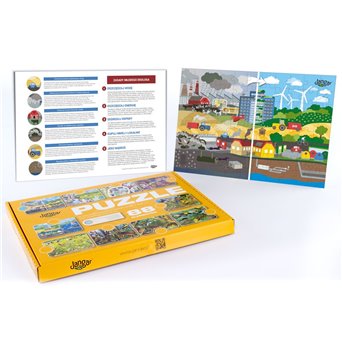 Puzzle YOUNG ECOLOGIST, 88 items + pad, in a lockable box