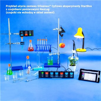 GOsensor – Cyfrowe eksperymenty StartBox – zestaw sprzętu laboratoryjnego