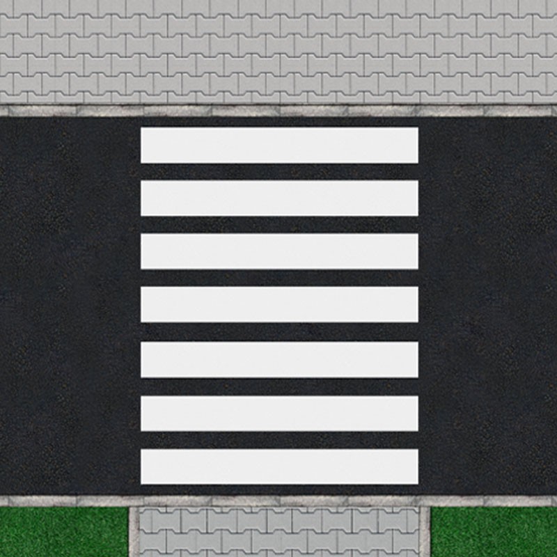 Floor mat Pedestrian crossing 150x150cm
