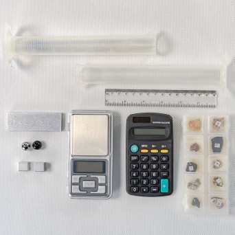 Density Study Kit with Balance and Material Samples
