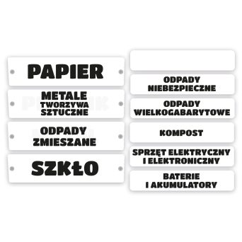 Segregujemy odpady. Interaktywny z-w demonstracyjny – wersja magnetyczna PLUS