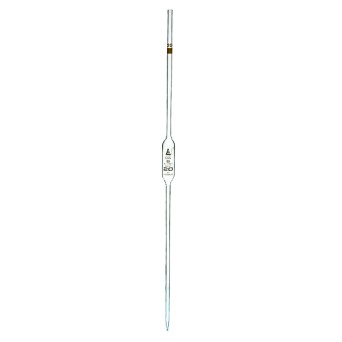 Bulb Form Pipette, 20ml, Boro 3.3, Class B, Blue Graduations