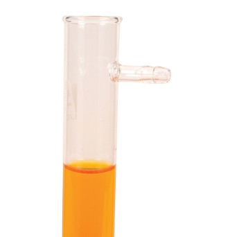 Glass tube with a tube, cpl. 3