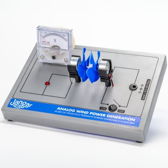 Model for the demonstration of wind energy conversion with a power supply II