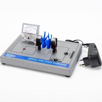 Model for the demonstration of wind energy conversion with a power supply II