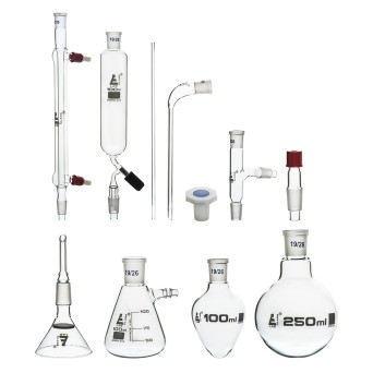 Laboratory Glassware Set 19/26 – 11 Pieces with Liebig Condenser