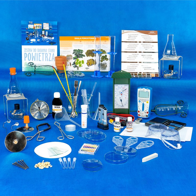 Air condition testing kit, including pollution and noise
