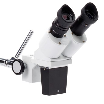 Stereo Microscope 10x-LED with Arm Tube and Flexible Illumination