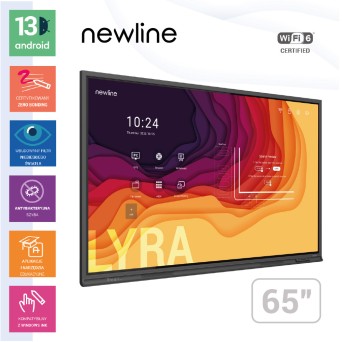 Monitor interaktywny Newline LYRA QAS 4K 65" 0%VAT dla Szkół