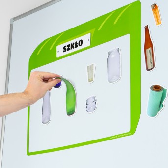 We segregate waste. Interactive z-in demo - magnetic version PLUS