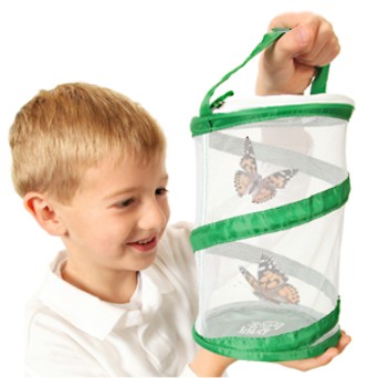 Insect netting container, foldable