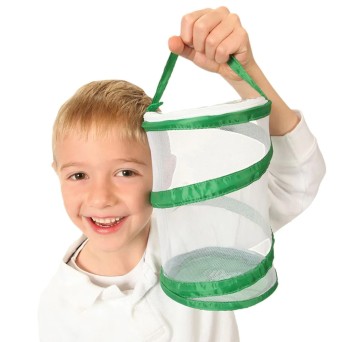 Insect netting container, foldable