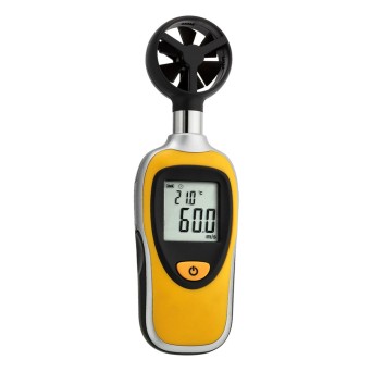 WIND BEE wind speed and temperature meter, with electronic display