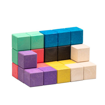 Soma cube - geometric puzzle