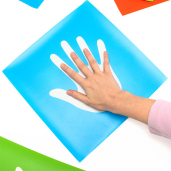 Hands-foot floor mats kpl. 12