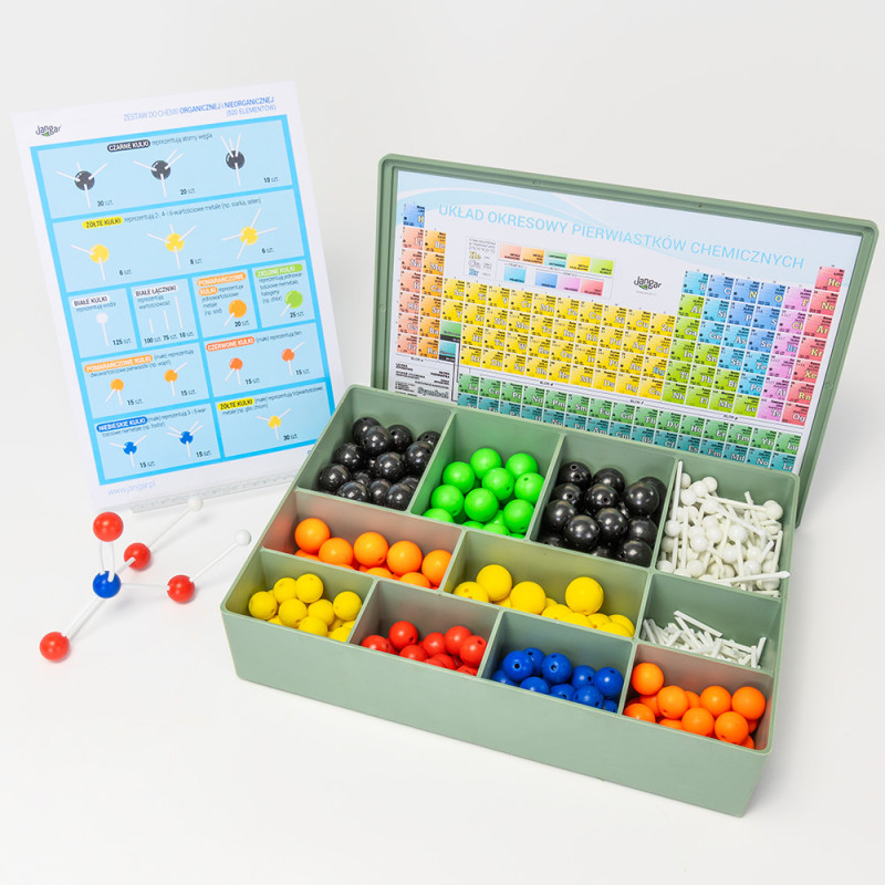 Kit for organic and inorganic chemistry, large
