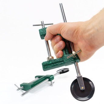 Set of 2 adjustable-height pulleys with strong mounting brackets