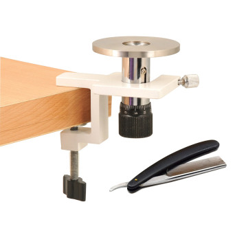 Manual microtome with table mount in a box, 10 microns