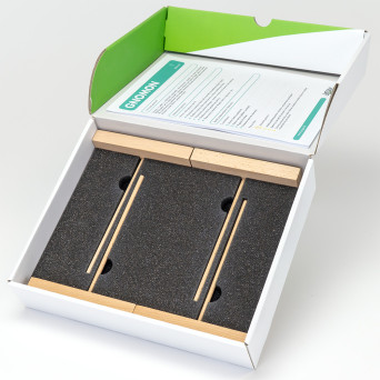 Gnomon - set of 4 Beech Wood Units