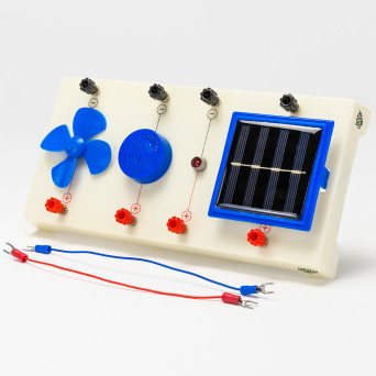 Aid for demonstrating the operation of photovoltaic energy