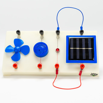 Aid for demonstrating the operation of photovoltaic energy