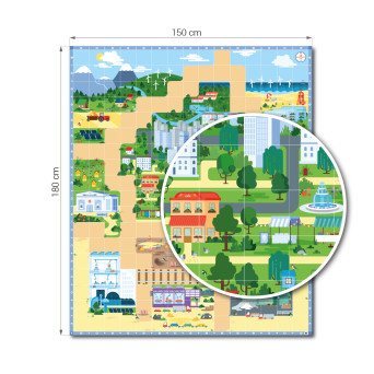 Educational Programming Mat: City