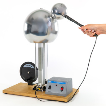 Van de Graaff Generator with Spherical Electrode and Electric Drive