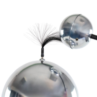 Van de Graaff Generator with Spherical Electrode and Electric Drive