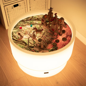 Interactive Nature Discovery Table – educational set with Forest, Ocean and Space mats